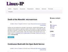 Tablet Screenshot of linux-ip.net